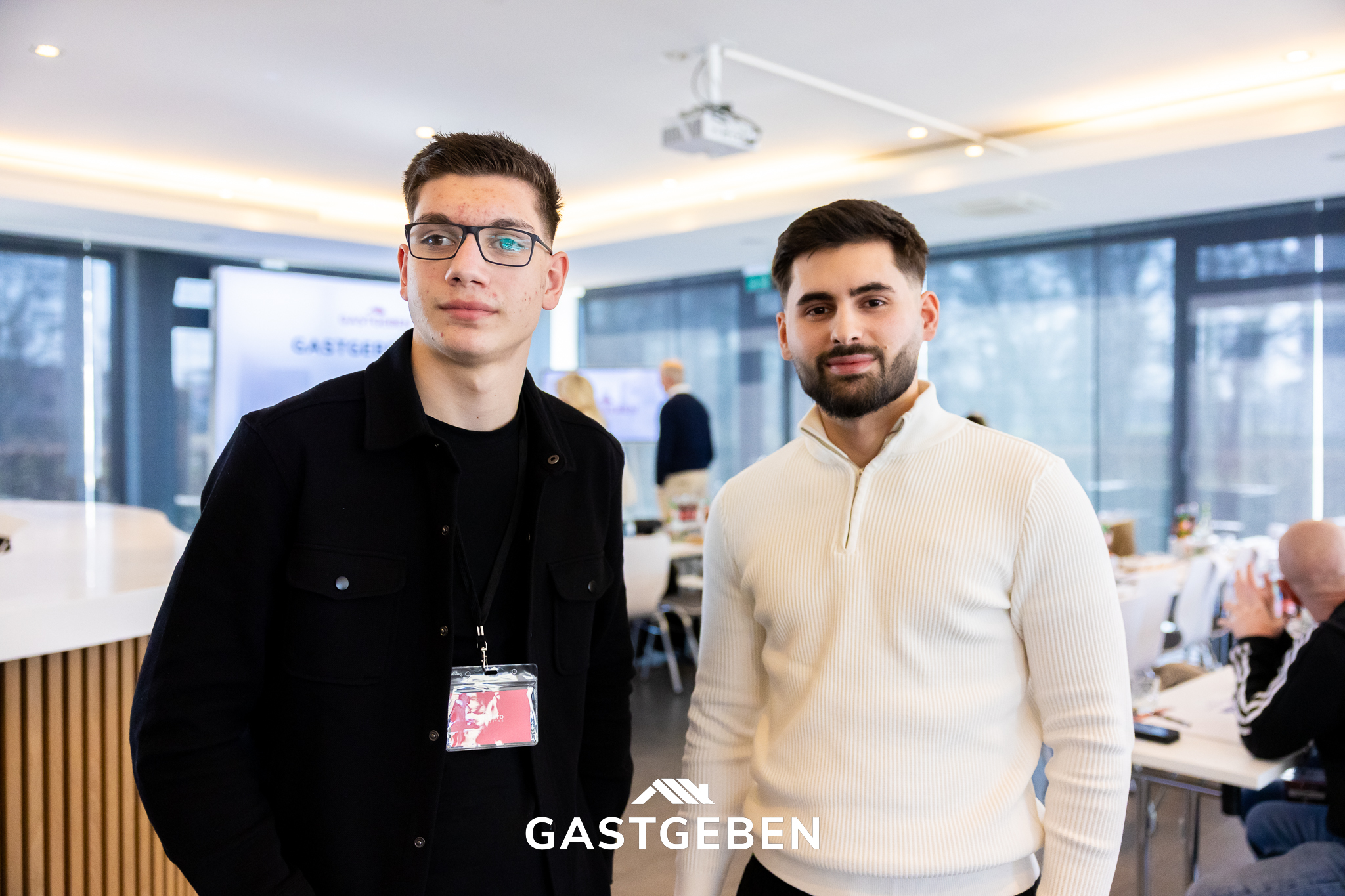 Leon Kurtaj und San Diego Cetaj auf dem gastgeben.de Event